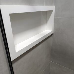 Nicho sobrepor - Confeccionado em Porcelanato