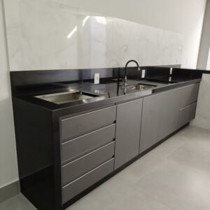 Área Gourmet em Preto Extra