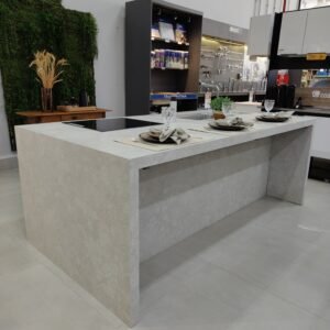 Ilha em porcelanato