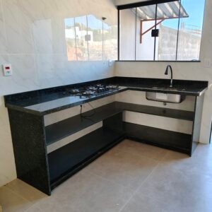 Cozinha em Verde Pérola